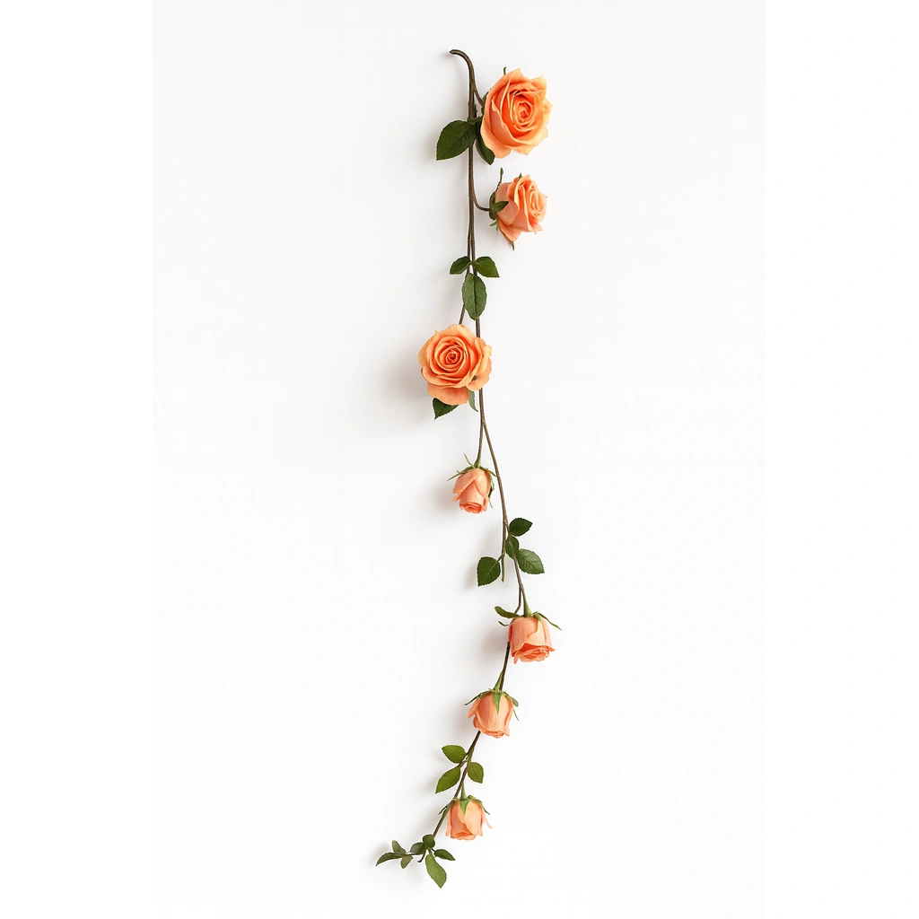 Artificial Habeel Rose Garland