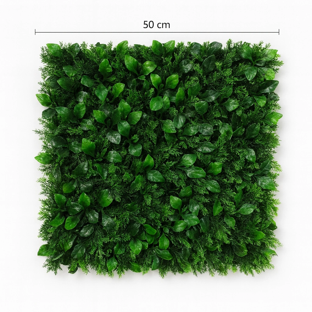 Artificial Mixed Leaf Wall Panel for Home and Office Decor