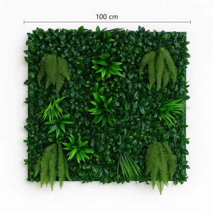 Artificial Tropical Fern and Leaf Wall Panel for Indoor & Outdoor Decor