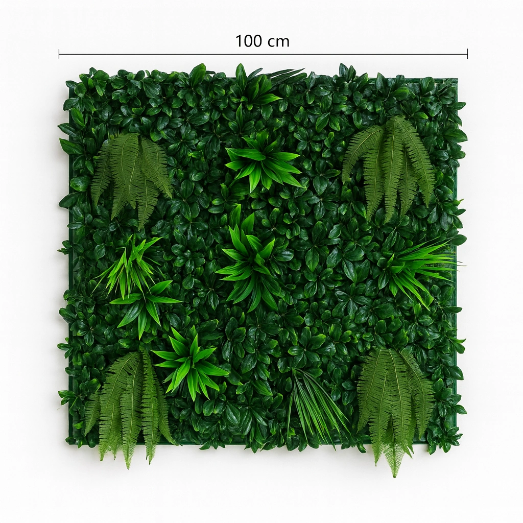 Artificial Tropical Fern and Leaf Wall Panel for Indoor & Outdoor Decor