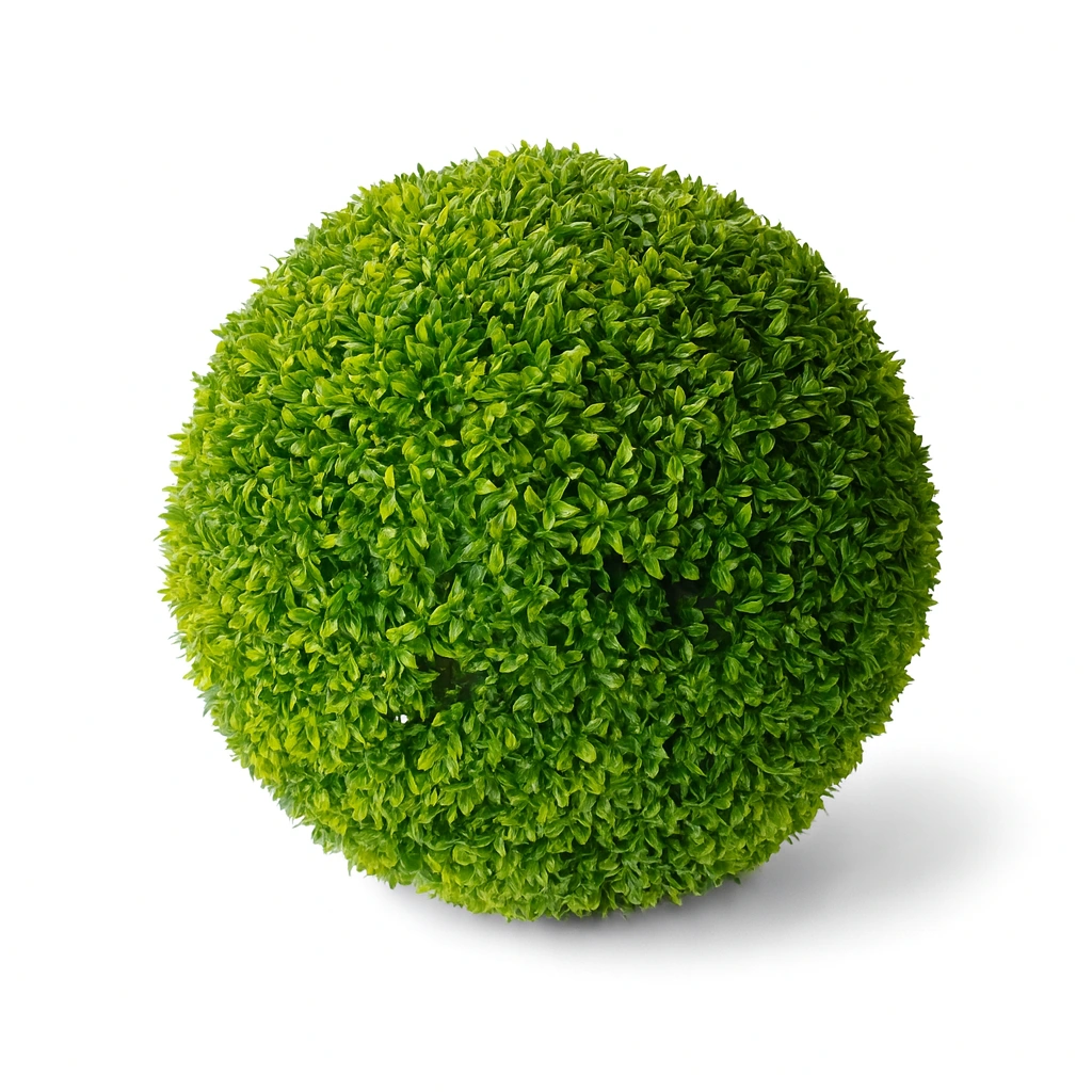 Decorative Boxwood Topiary Ball for Indoor and Outdoor Use