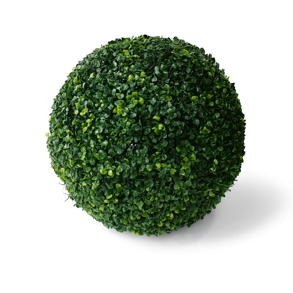 Decorative Boxwood Topiary Ball for Garden or Indoor Display