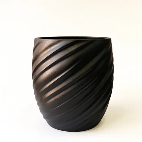 Elegant Spiral Planter for Contemporary Home Decor
