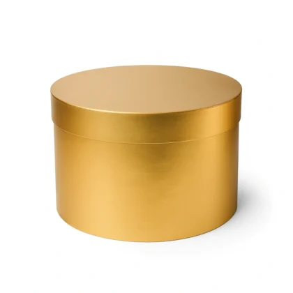 Luxury Gold Round Gift Box
