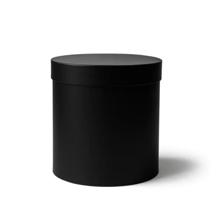 Matte Black Round Gift Box