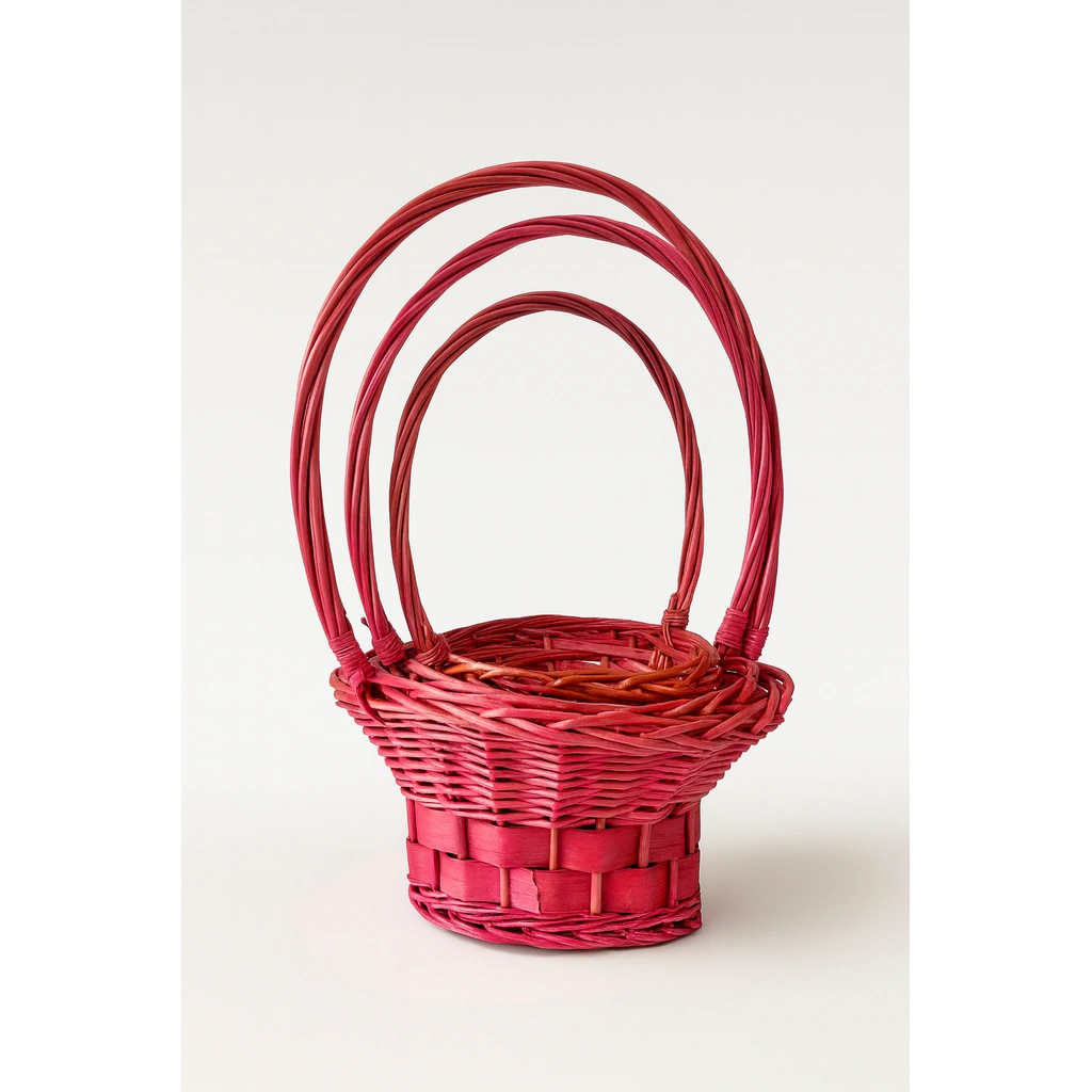 Decorative Wicker Basket Set for Storage and Gifting
