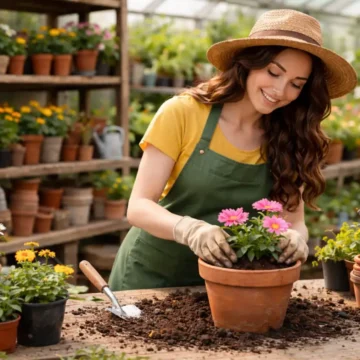 Pebbles & Plant care