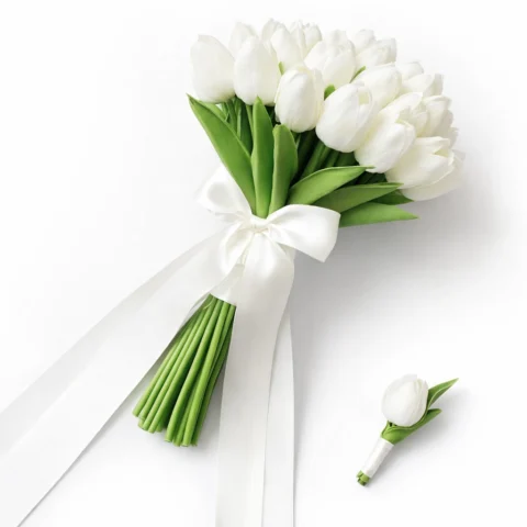 White Tulip Elegance