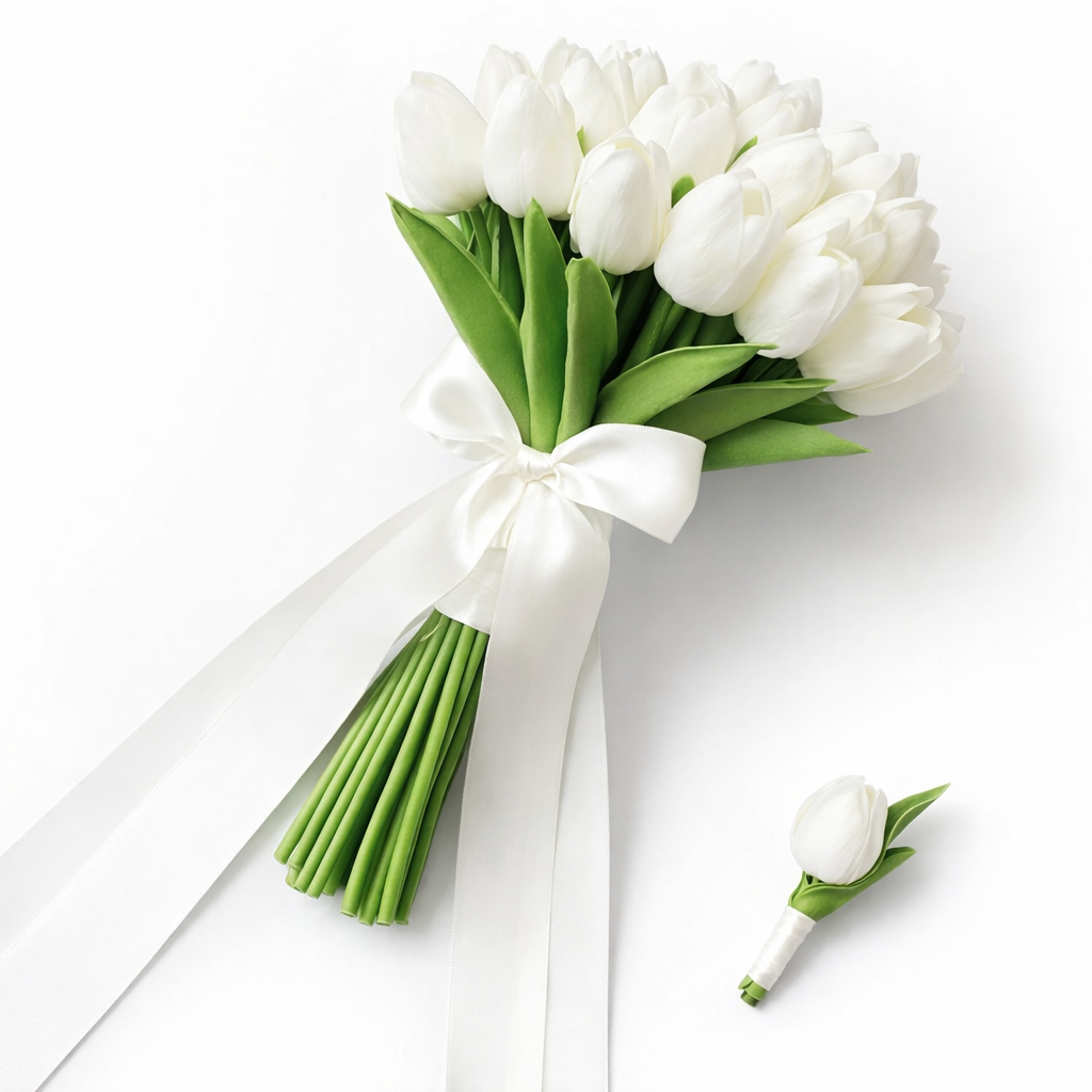 White Tulip Elegance