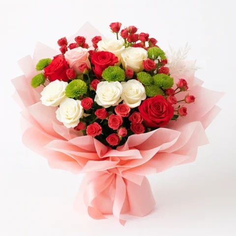 Elegant Mixed Rose Bouquet
