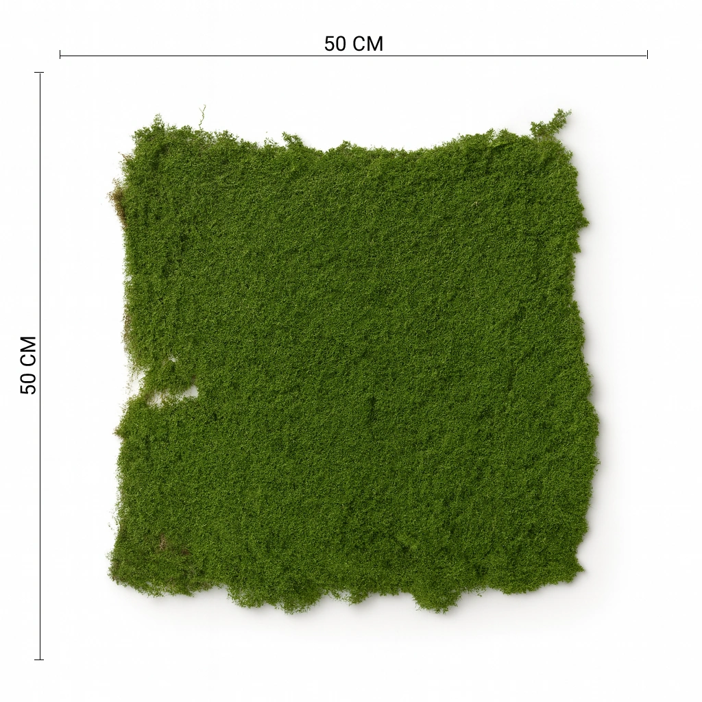 Preserved Moss Wall Panel - Natural Texture Decor