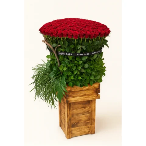 Royal Crimson Rose Tower