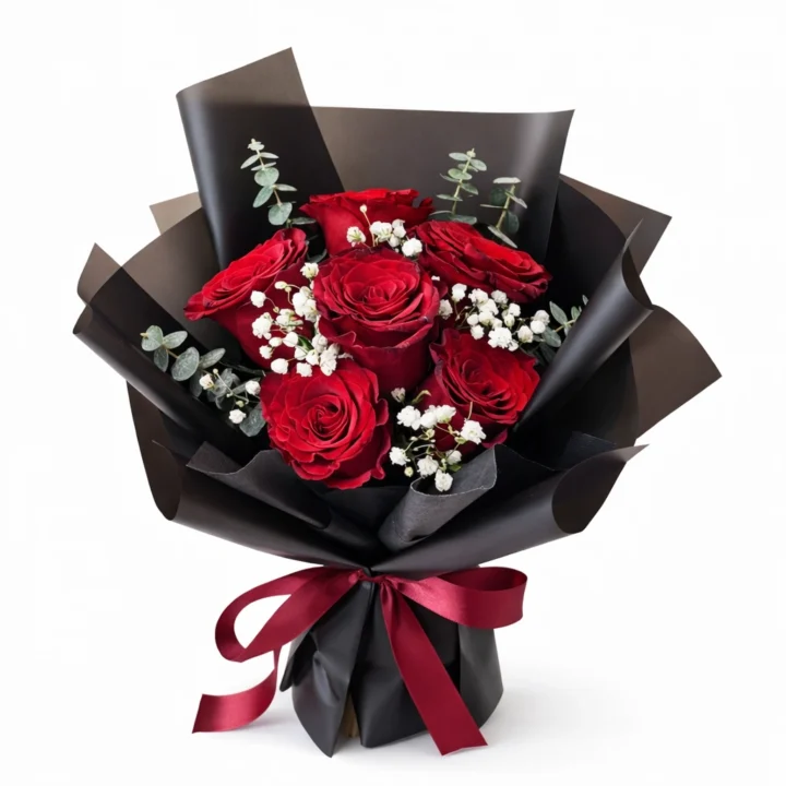 Red Harmony (6 Roses)