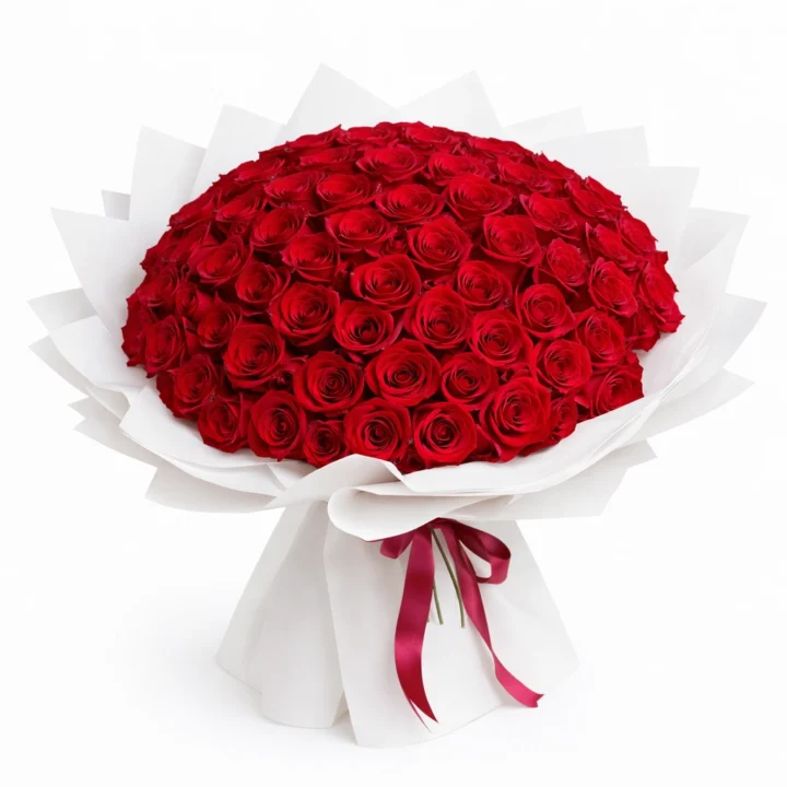 Red In Motion (100 Roses)