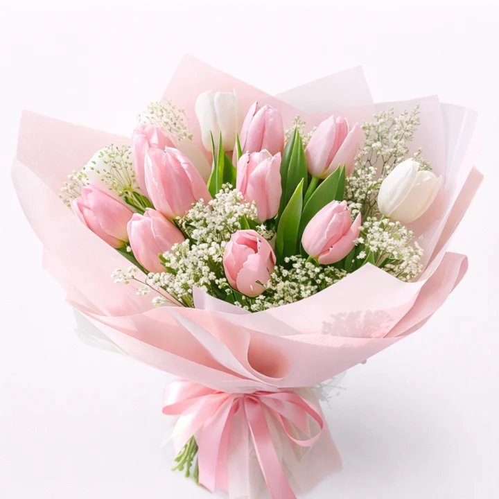 Pure Tulip Charm (12 Tulips With Sofeel)