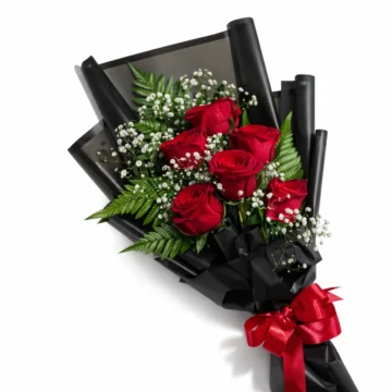 Ruby Romance (5 Roses)