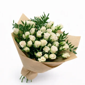 Lovely White (10 Baby Rose Stems)