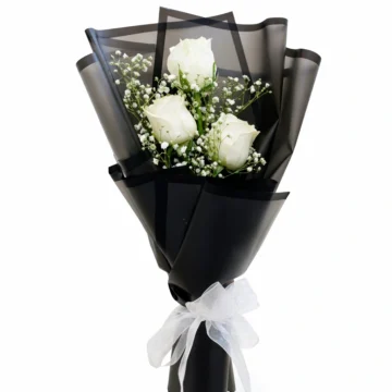 Scarlet Bloom (3 Roses)