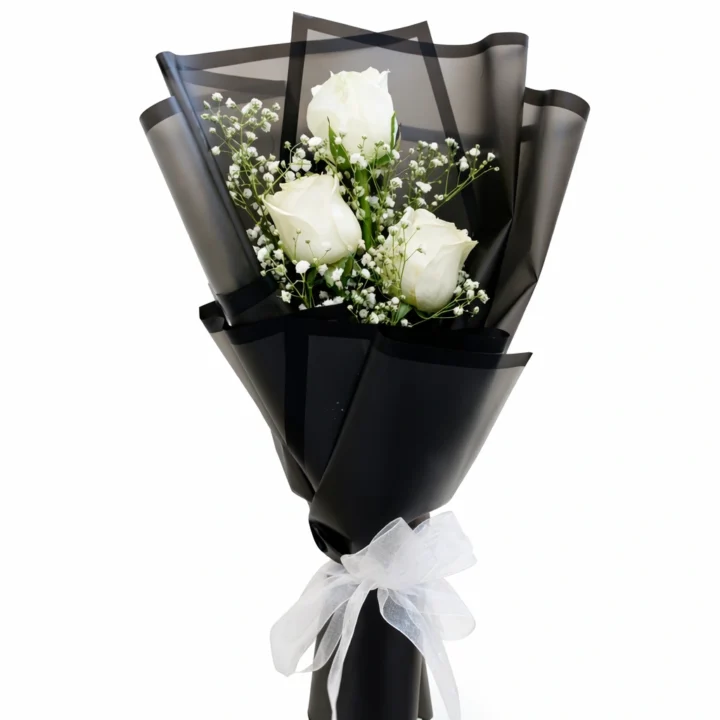 Scarlet Bloom (3 Roses)