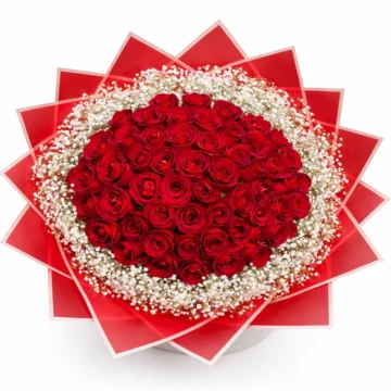Red Seduction (50 Roses With Sofeel)