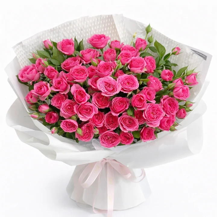 Virtual Kisses (20 Baby Roses Stems)