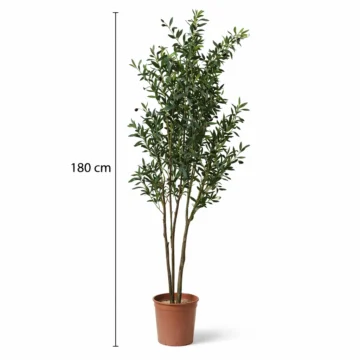 Artificial Olive Tree Duo