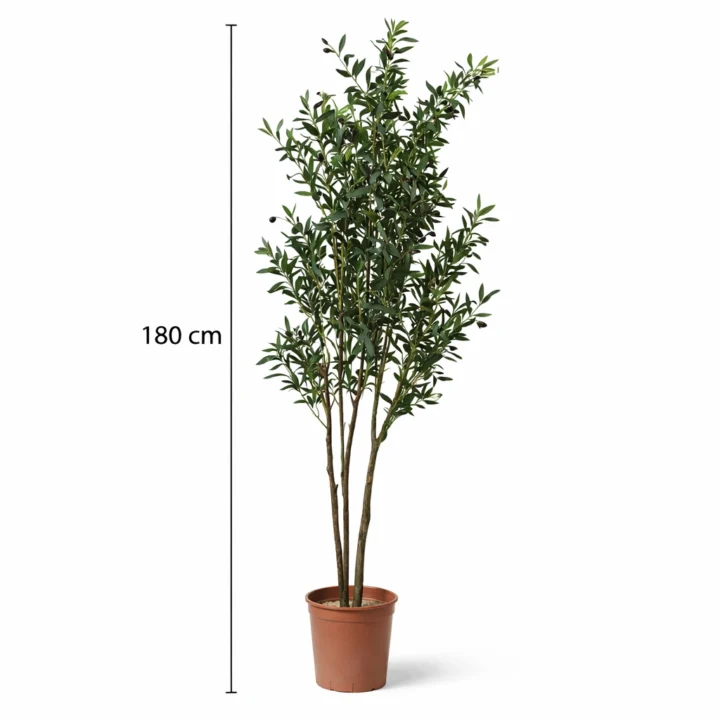 Artificial Olive Tree Duo