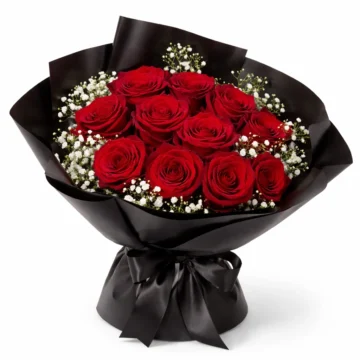 Flame Of Love (12 Red Roses with Sofeel)