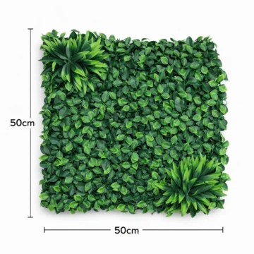 Artificial Leaf Green Wall Panel with Tropical Plants 50?50 cm