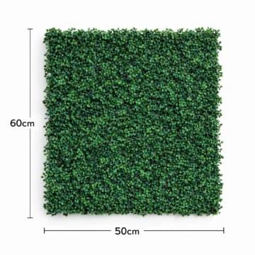Dense Artificial Hedge Green Wall Panel